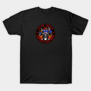 VIKING ZOMBIE - CHOPPERS N BAIL BONDS T-Shirt